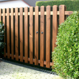 Portillon en Bois Rustique pour un Accueil Chaleureux Chatellerault